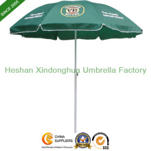 Parasol de plage promotionnel 52 pouces avec coupe-vent côtes (BU-0052W)